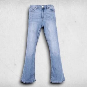 Jordache Bootcut Jeans Girls 16 Medium Blue Adjustable Elastic Waist School